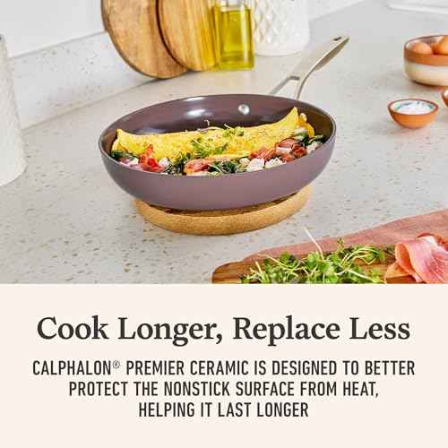 Premier Ceramic Nonstick 8 inch and 10 inch Frying Pan Set