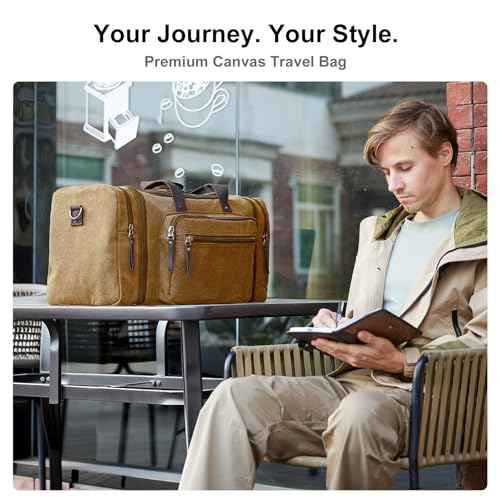 Large Canvas Duffle Bag for Travel