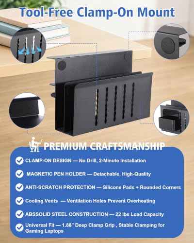 2 Tier Desk Side Storage
