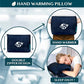 Compact 2-in-1 Travel Blanket Pillow for Airplane Flight, Navy Blue