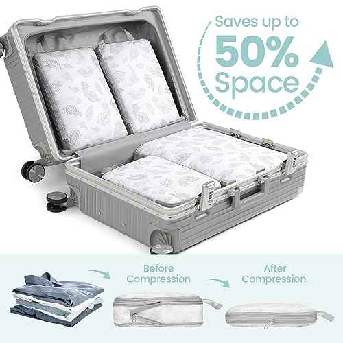 Compression Packing Cubes for Travel (4 Count)