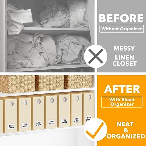 8 Pack Bed Sheet Organizers and Storage