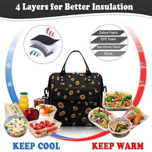 Sunflower Lunch Box for Women