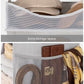 3 Shelf Hanging Closet Organizer with Half Compartment