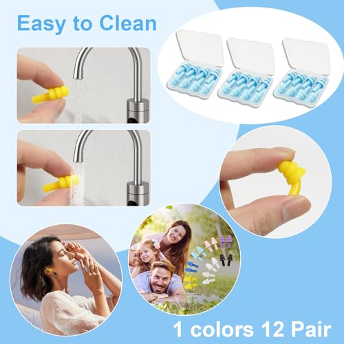 Ear Plugs for Sleeping (12 Count)