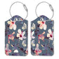 Luggage Tags Privacy Cover ID Label for Travel Bag Suitcase (2 Count)