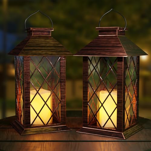 Outdoor Solar Lanterns (2 Count)