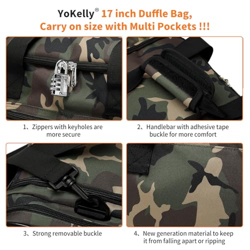 17 inch Small Duffle Bag