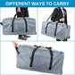 120L Foldable Rolling Duffel Bag with 3 Wheels