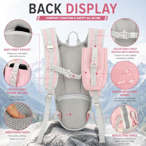 Lightweight Hydration Backpack 2L Water Bladder Pack