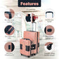 Patented Connecting Hard Shell 2 Piece Luggage Set (2 Count)