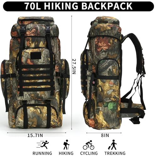 Hiking Backpack for Men 70L