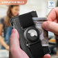 Men Airtag Leather Wallet Metal Case Money Clip