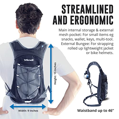 Hydration Pack and 2L Hydration Water Bladder