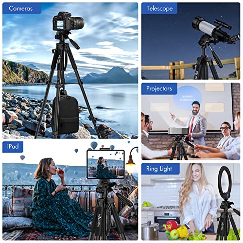 75in Aluminum Lightweight Travel Tripod for DSLR Camera Phone iPad