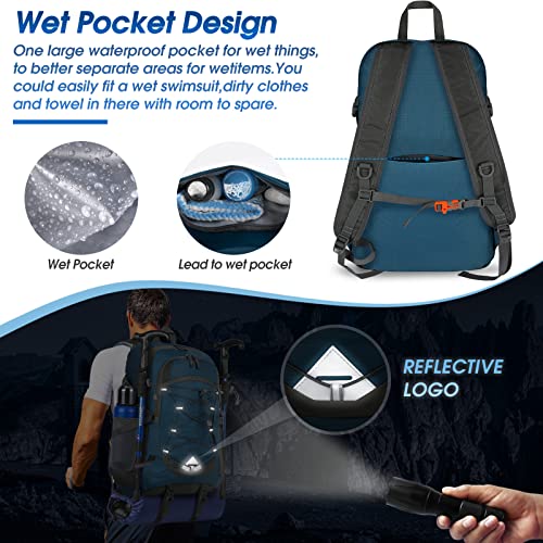 Hiking Backpack 40L Packable Lightweight Camping Daypack Men Women