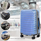 3 Piece Clear Luggage Cover Set Fits 20 24 28 Inch Suitcase Protector (3 Count)