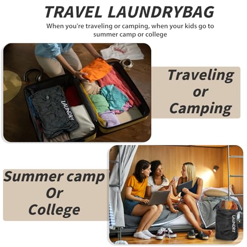 Compression Travel Laundry Bag for Dirty Clothes