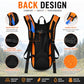 Hydration Pack Hiking Backpack with 2L BPA Free Hydration Bladder for Men