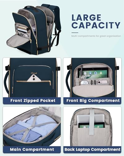 40L Travel Backpack Flight Approved Carry on Backpack