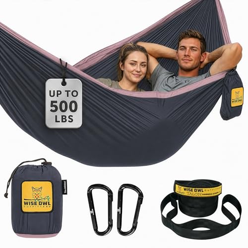 Hammock for Camping Double Hammocks Gear for The Outdoors Backpacking Survival or Travel