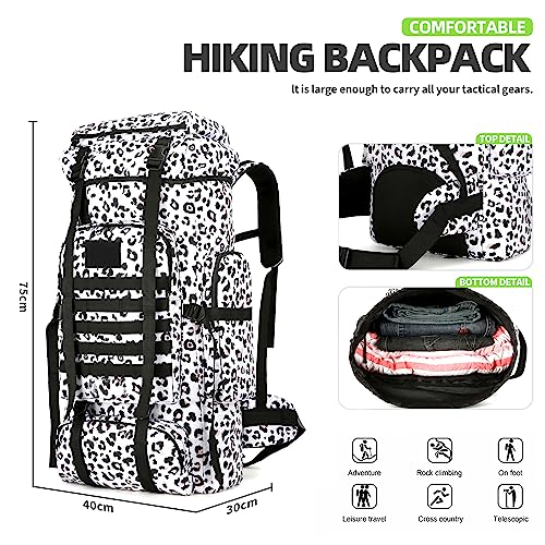 Military Tactical Backpack 70L Trekking Backpack Men Assault Pack Tactical Pack Rucksack For Camping Fishing Sports Travel