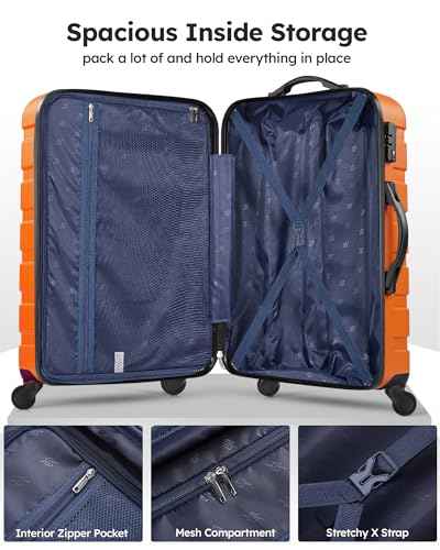 Luggage Sets 2 Piece with Spinner Wheels (2 Count)
