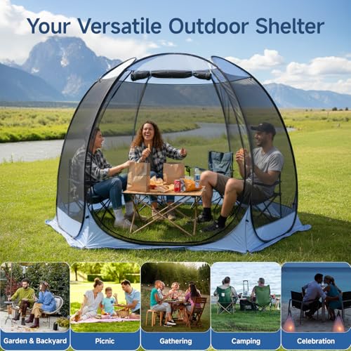 10'x10' Pop Up Screen House Tent