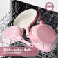 12.5In Nonstick Ceramic Frying Pan with Lid