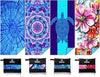Microfiber Beach Towel Oversized 71x32 Multiple with Bag 4 Pack Bulk (4 Count)