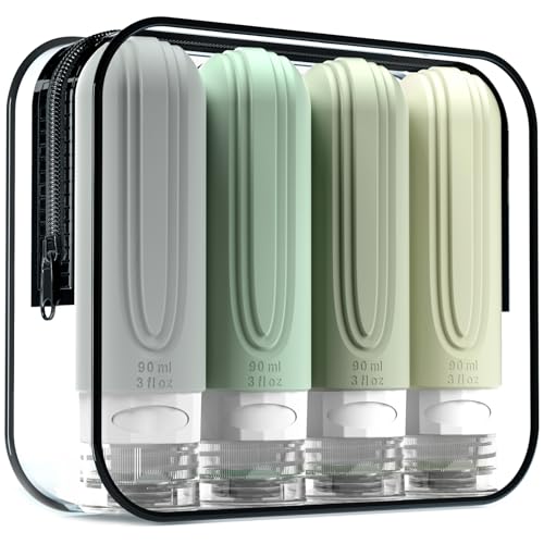 Travel Bottles for Toiletries (4 Count)