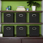 Foldable Fabric Storage Bins 6 Piece Set (6 Count)