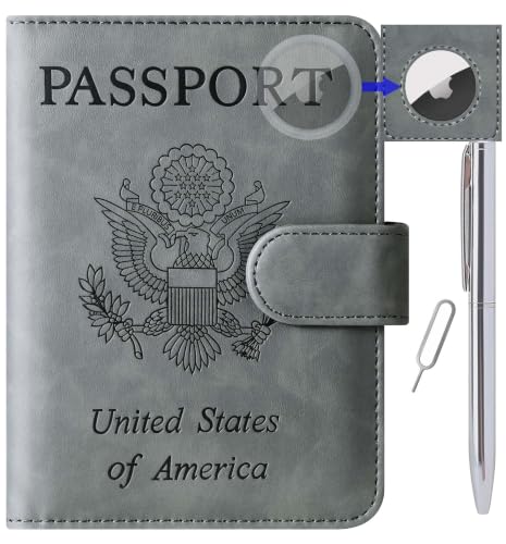Airtag Passport Holder for Travel