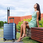 Hardside Expandable Carry On Luggage with Spinner Wheels & Built