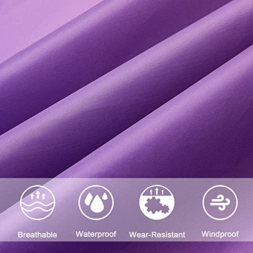 Adults Rain Poncho Waterproof Raincoat Women Gradient Hood with Pocket