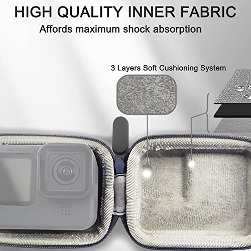 Grey Weaving Mini Carrying Case for Go Pro Hero 13
