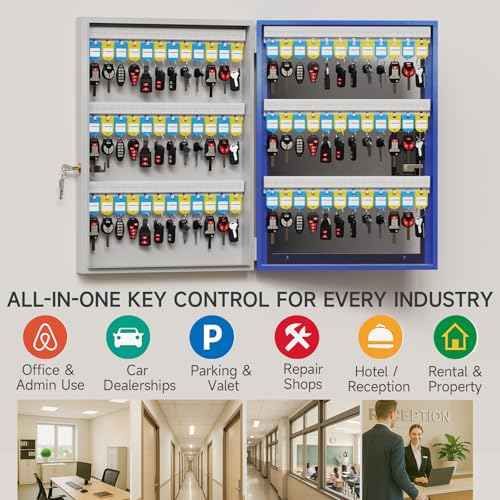 72 Key Smart Key Lock Box