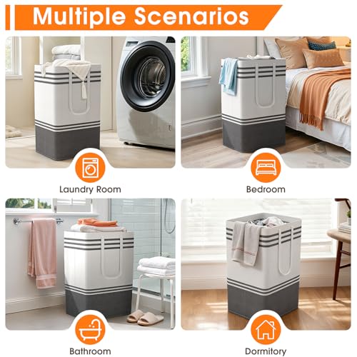 4 Pack Large Laundry Baskets (4 Count)