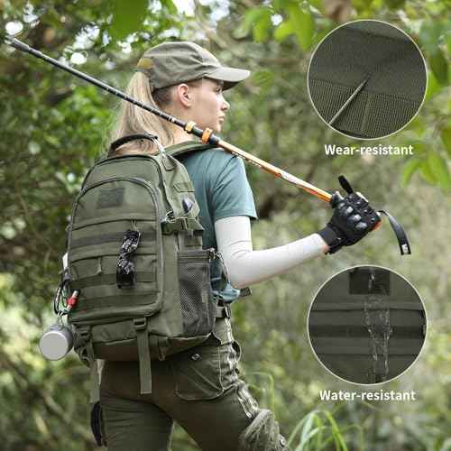 Military Tactical Backpack 40L Large Army 3 Day Pack Molle Bag Backpacks WR Hunting Rucksack