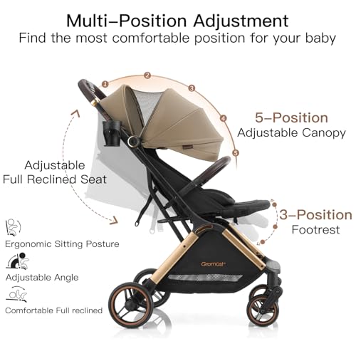 Gravity Folding Baby Stroller