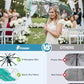 Windproof Travel Umbrellas for Rain and Sun (2 Count)