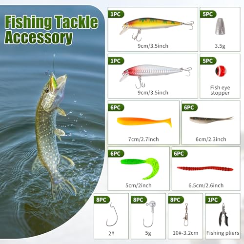 Fishing Rod Reel Combo (2 Count)