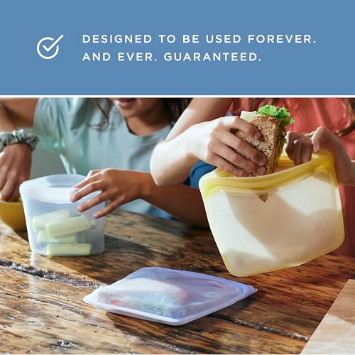Premium Reusable Silicone Pocket Bags (2 Count)