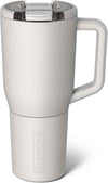 BrüMate Müv - 35oz 100% Leak Proof Insulated Coffee Mug with Handle & Lid - Stainless Steel Coffee Travel Mug - Double Walled Coffee Cup (Dune)