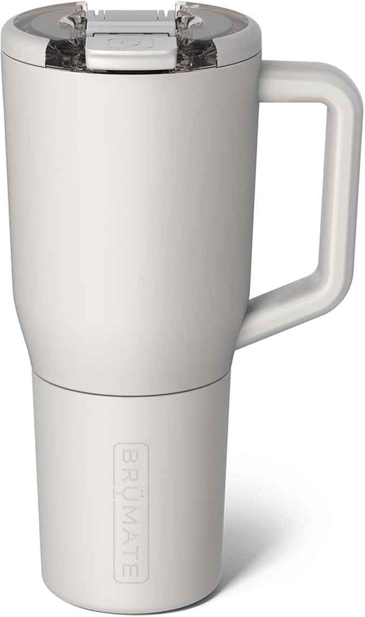 BrüMate Müv - 35oz 100% Leak Proof Insulated Coffee Mug with Handle & Lid - Stainless Steel Coffee Travel Mug - Double Walled Coffee Cup (Dune)