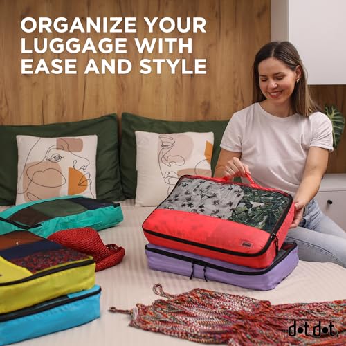 Large Packing Cubes for Travel 10pc Set (10 Count)