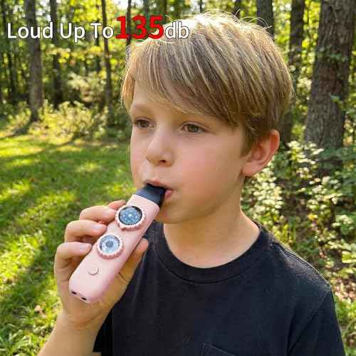 Multifunctional Survival Emergency Whistle for Kids with Compass Hiking Survival (2 Count)