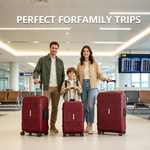 Zipperless Luggage Set 2 Pieces (2 Count)