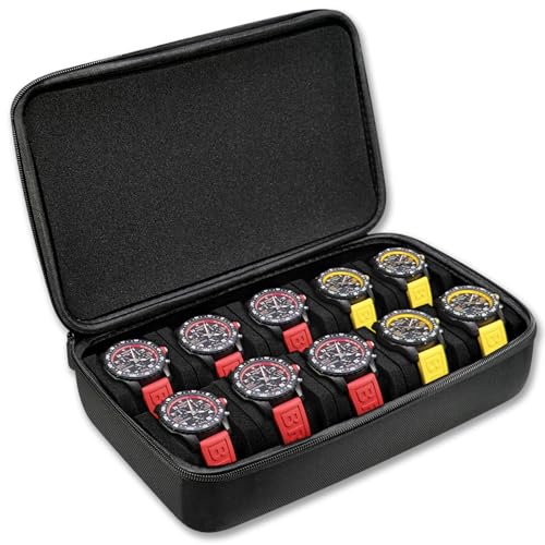 10 Slots Hard Watch Travel Case
