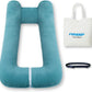 Travel Pillow Upgraded Version of Aircraft Travel Neck Pillow with Storage Bag, Sleep Pillows for Travel by Train, Car, or Plane, Supporting The Head and Body, Travel Pillow for Kids